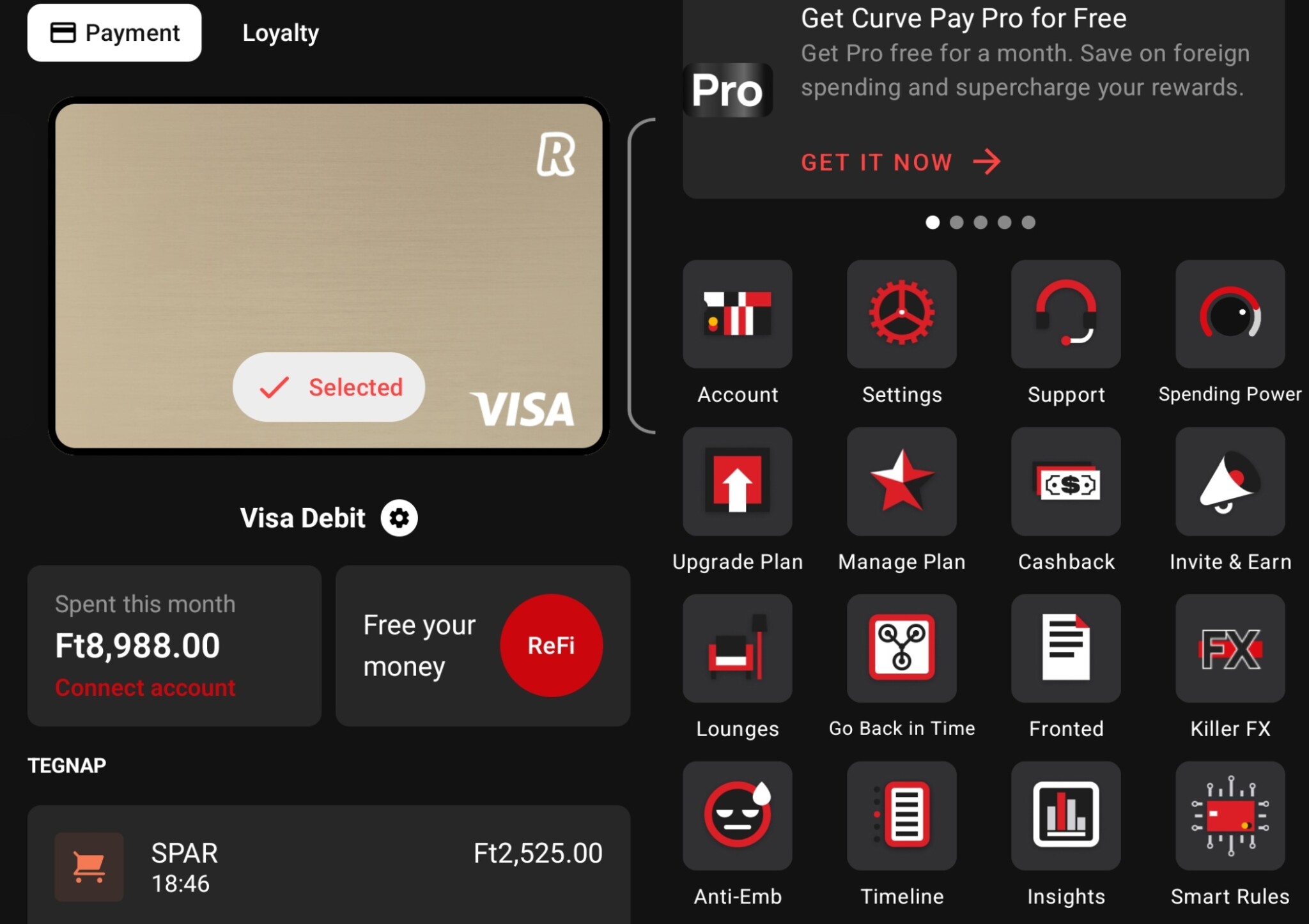 App fizetős gyűrű