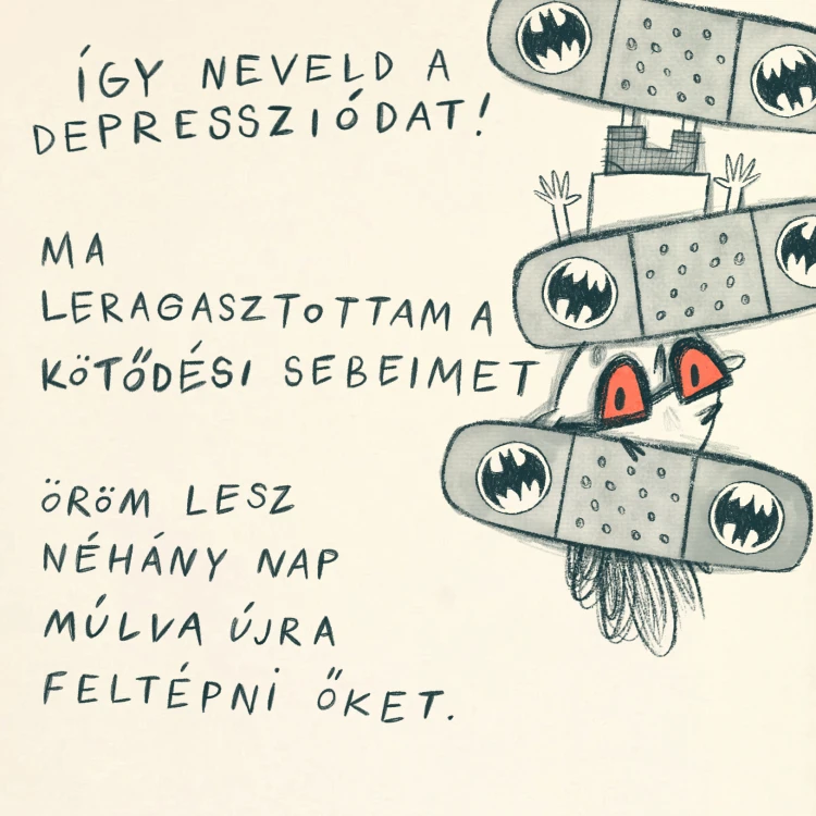 Netflixet néző Krasznahorkai, hádázó Orbán Ráhel – látlelet a magyar illusztrátortól, aki millióknak mutat görbe tükröt_1