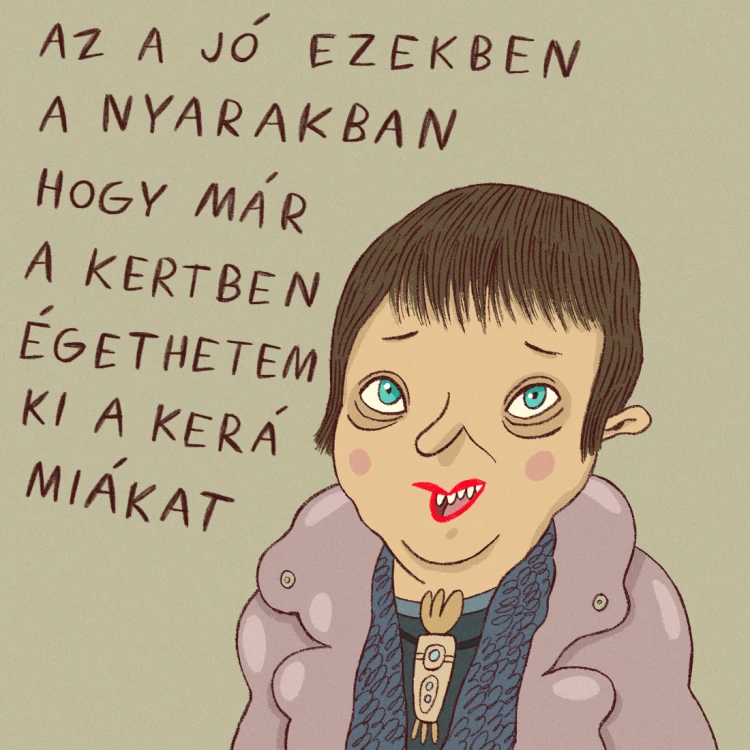 Netflixet néző Krasznahorkai, hádázó Orbán Ráhel – látlelet a magyar illusztrátortól, aki millióknak mutat görbe tükröt_3