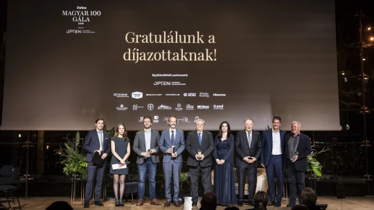 35 éves magyar cég duplázott a Forbes díjátadóján