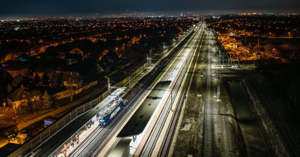Ez is eljött: elindult a teherforgalom a Budapest-Belgrád vasútvonalon