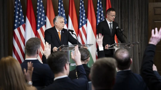 Orbán Washingtonban: az Európai Uniónak Magyarország és Szlovákia mellett kellene kiállnia Ukrajnával szemben