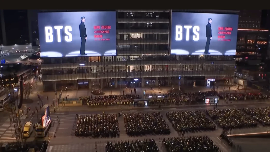 A várt tömeg negyede jelent meg a BTS visszatérő koncertjén