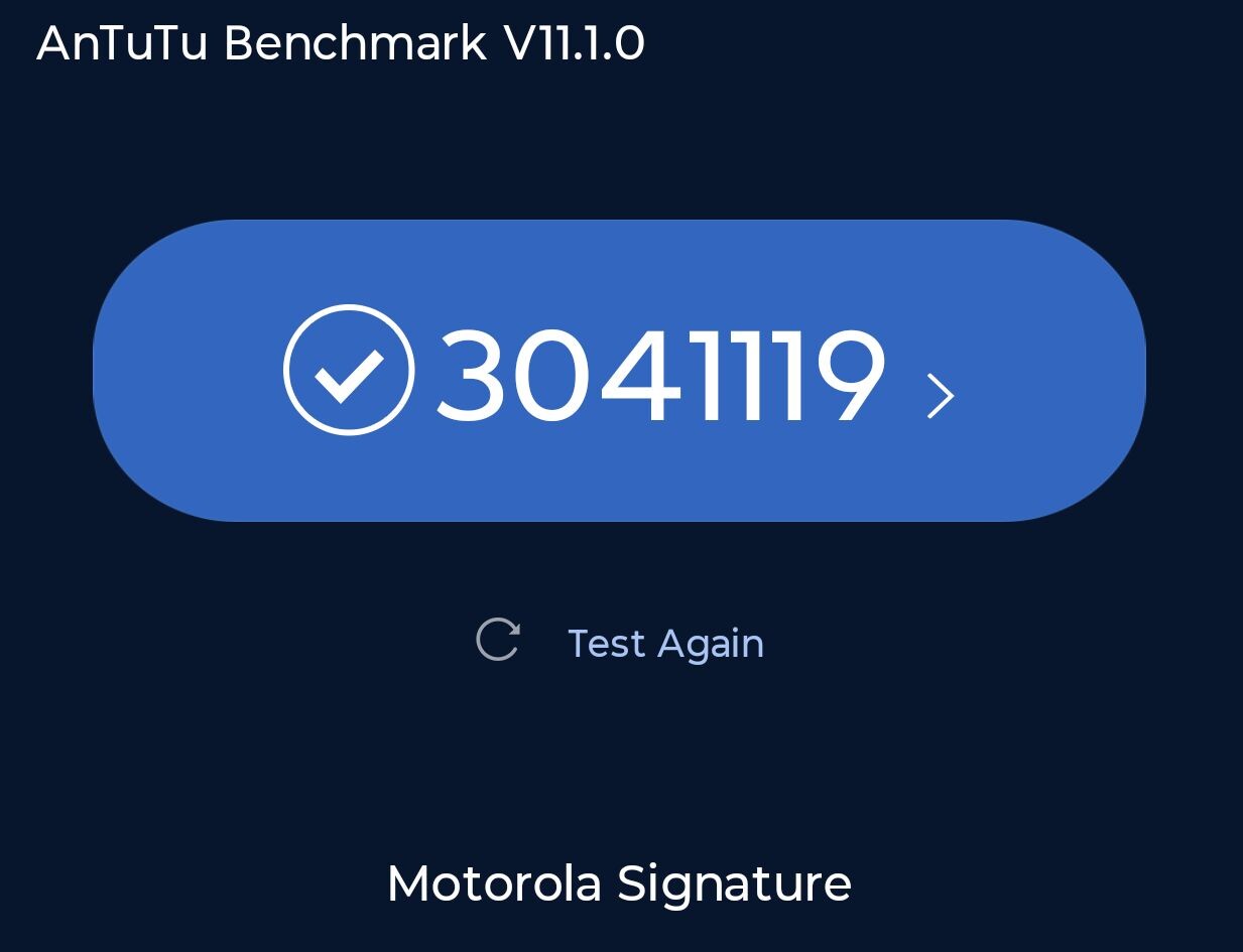 Motorola Signature Benchmark