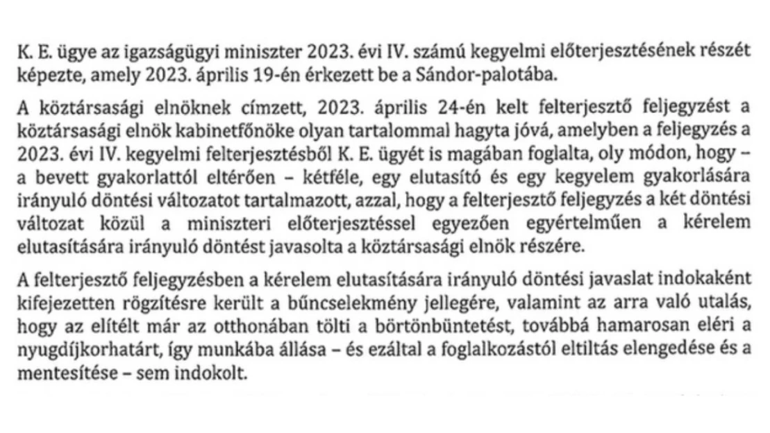 Most már csak ő tudja megmondani, hogy miért döntött így
