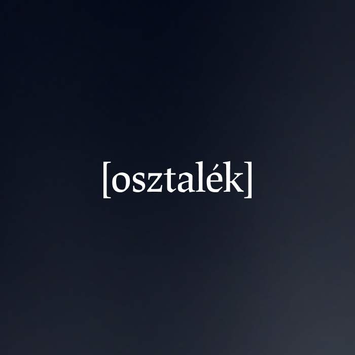 Osztalék