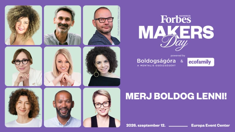 Merj boldog lenni – Forbes Makers Day 2026 a mentális jóllétért