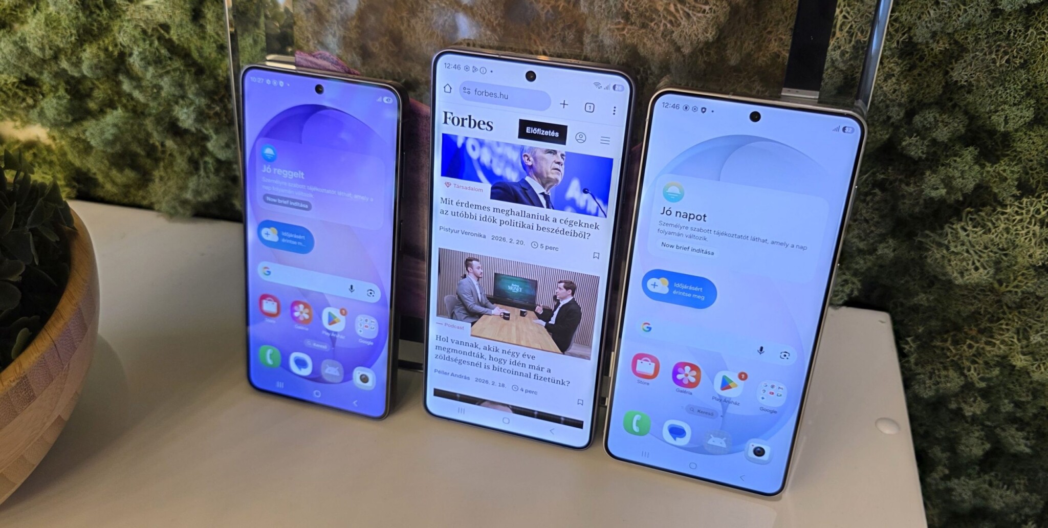 Megroppant a telefonos piac