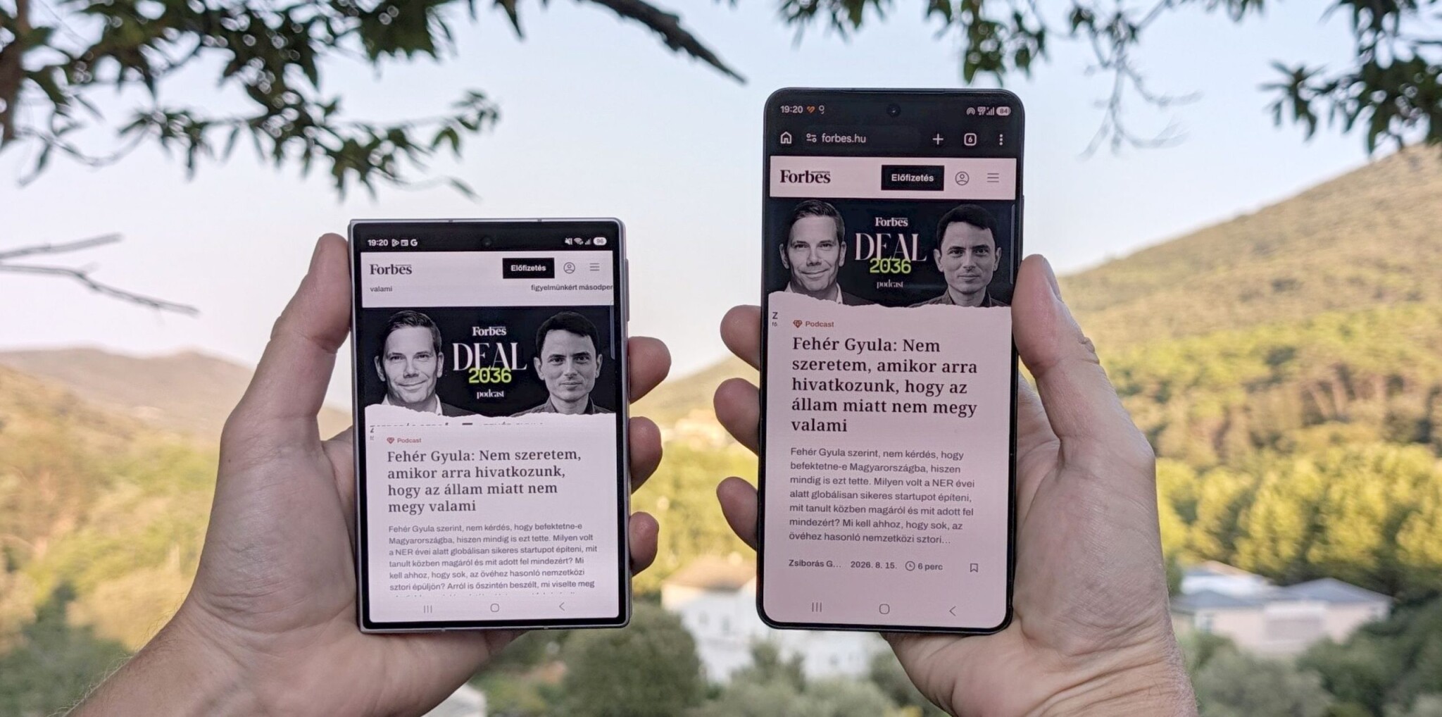iPhone Fold kézben