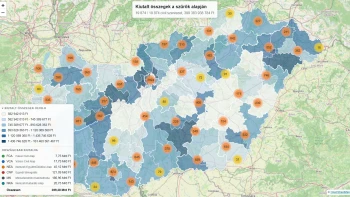 Térkép mutatja, hova hullott a 400 milliárdos állami „civil” pénzeső