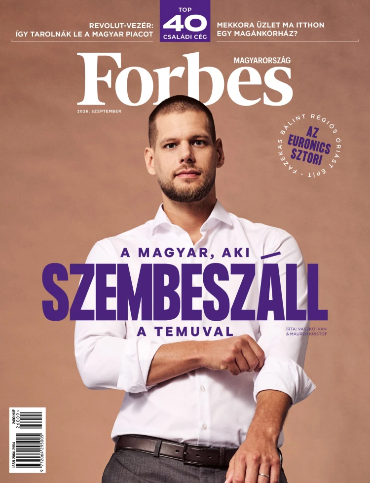 A szeptemberi magazin címlapján a magyar, aki szembeszáll a Temuval: Fazekas Bálint és az Euronics-sztori – nagyinterjú és portré.